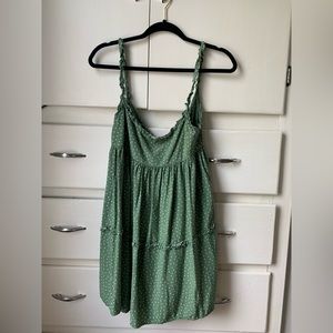 Dress Forum green and white polka dot dress